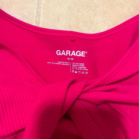 Garage cropped long sleeve shirt - Picture 2 of 3